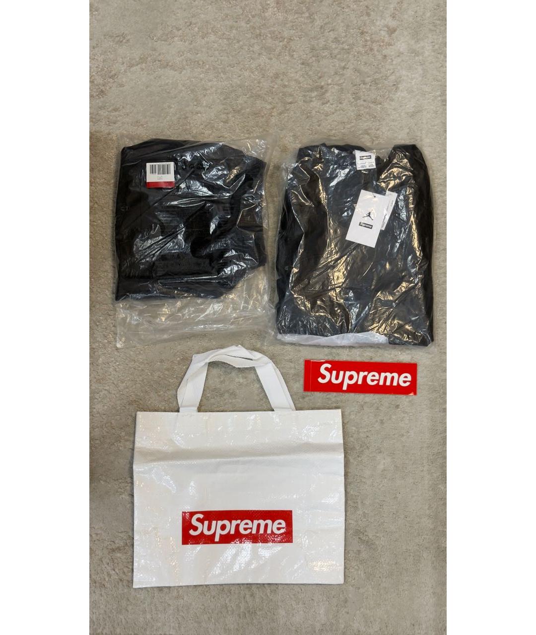 SUPREME Черный синтетический спортивный костюм, фото 7
