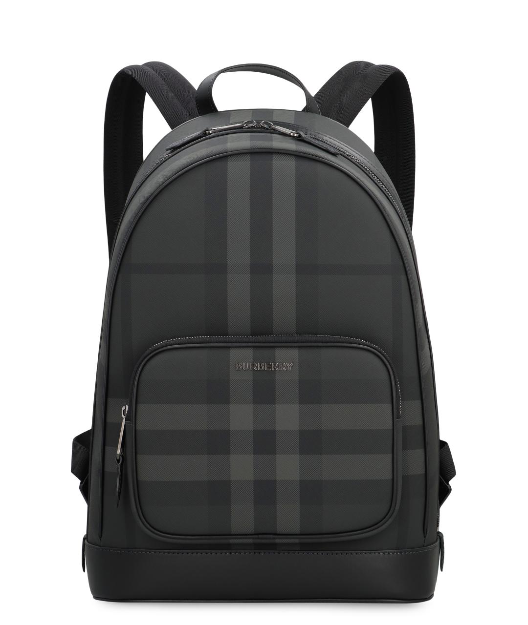 BURBERRY Серый синтетический рюкзак, фото 1