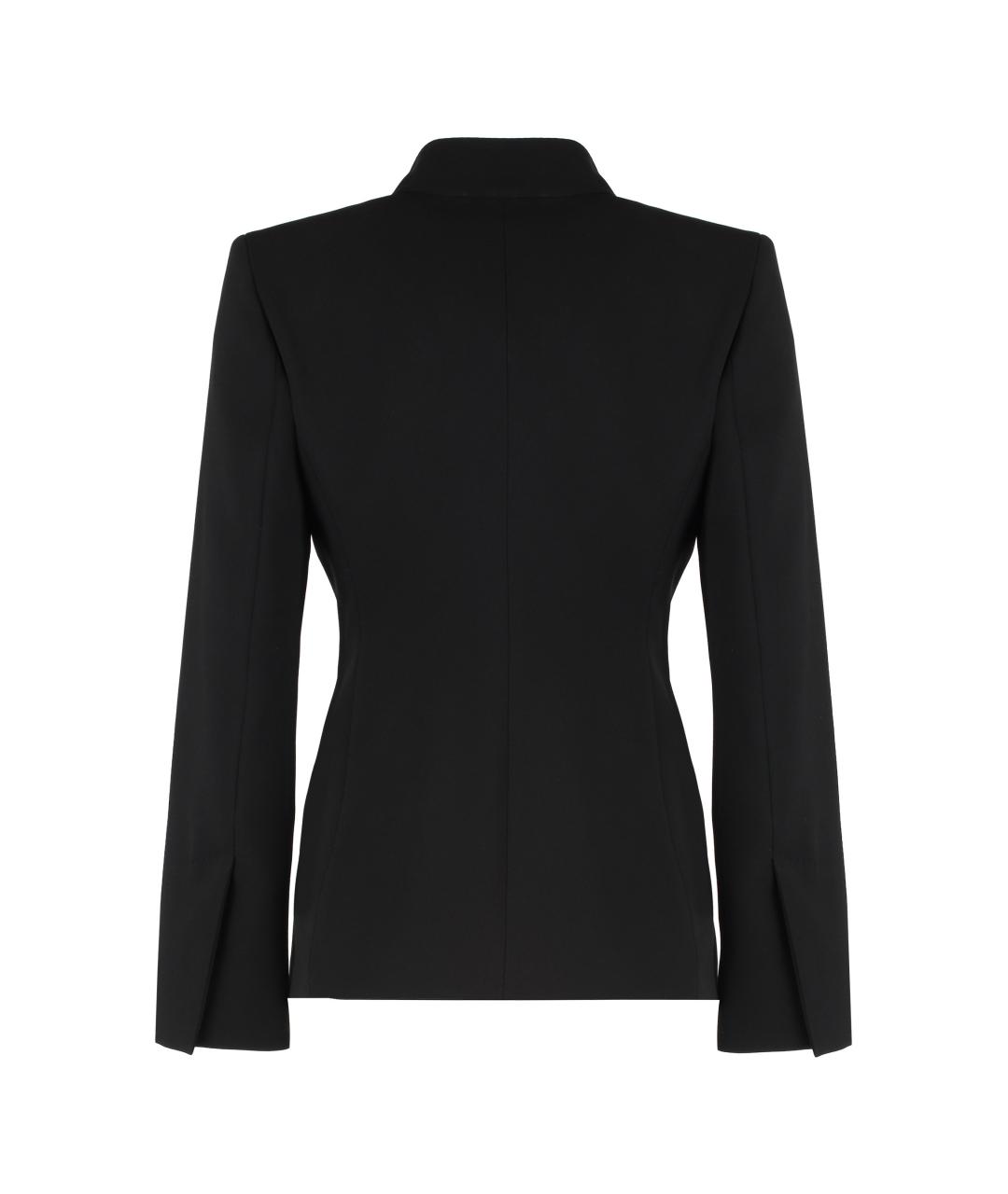 MAX MARA Черный полиэстеровый жакет/пиджак, фото 2