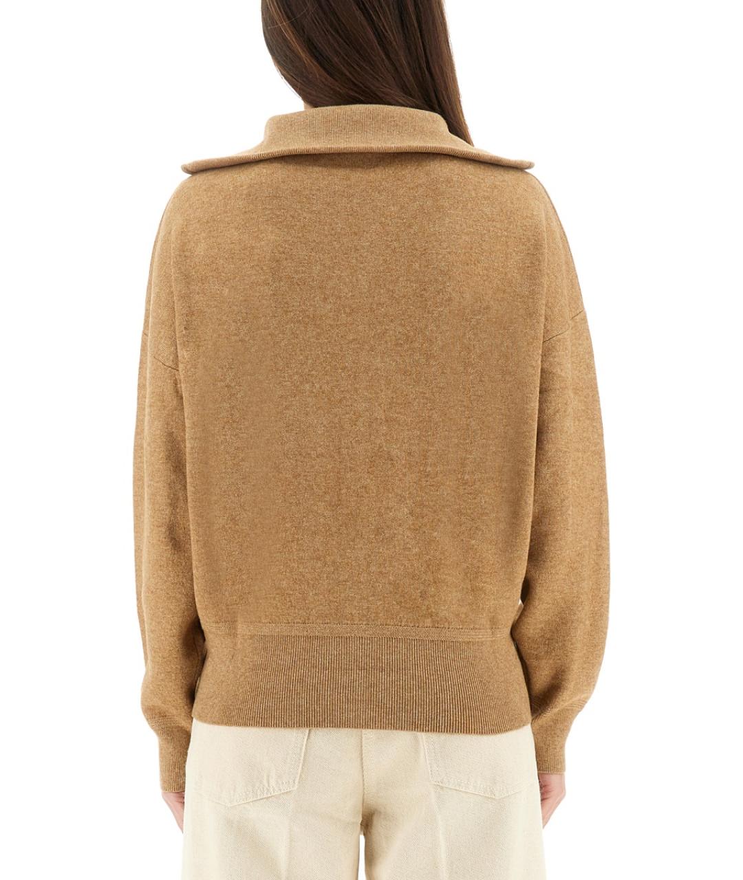 ISABEL MARANT Бежевый хлопковый джемпер / свитер, фото 4