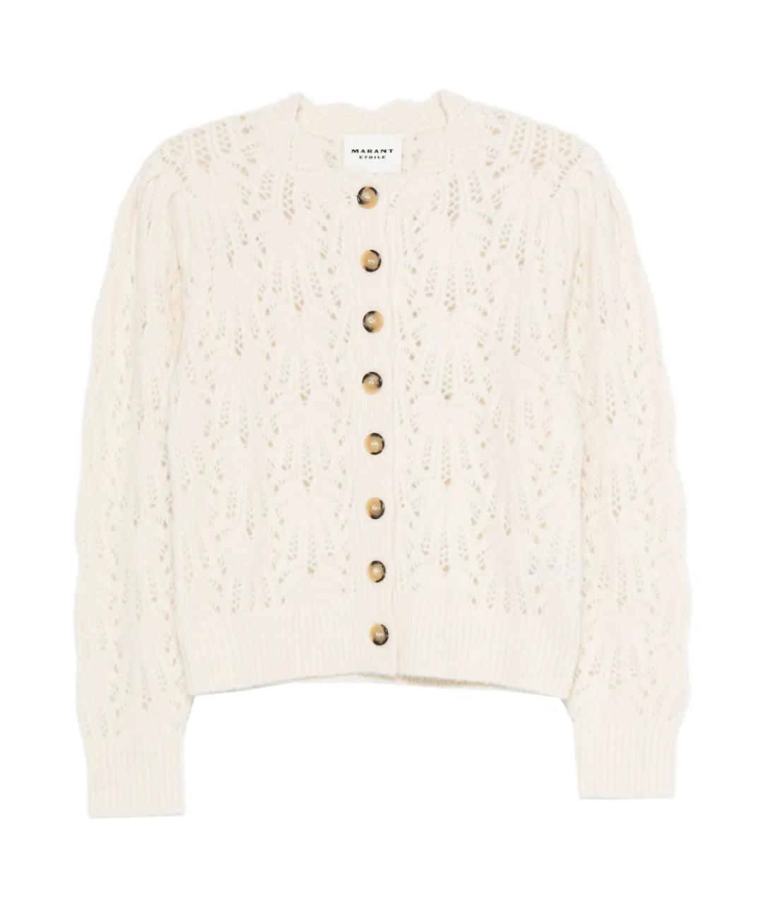 ISABEL MARANT Белый шерстяной кардиган, фото 1