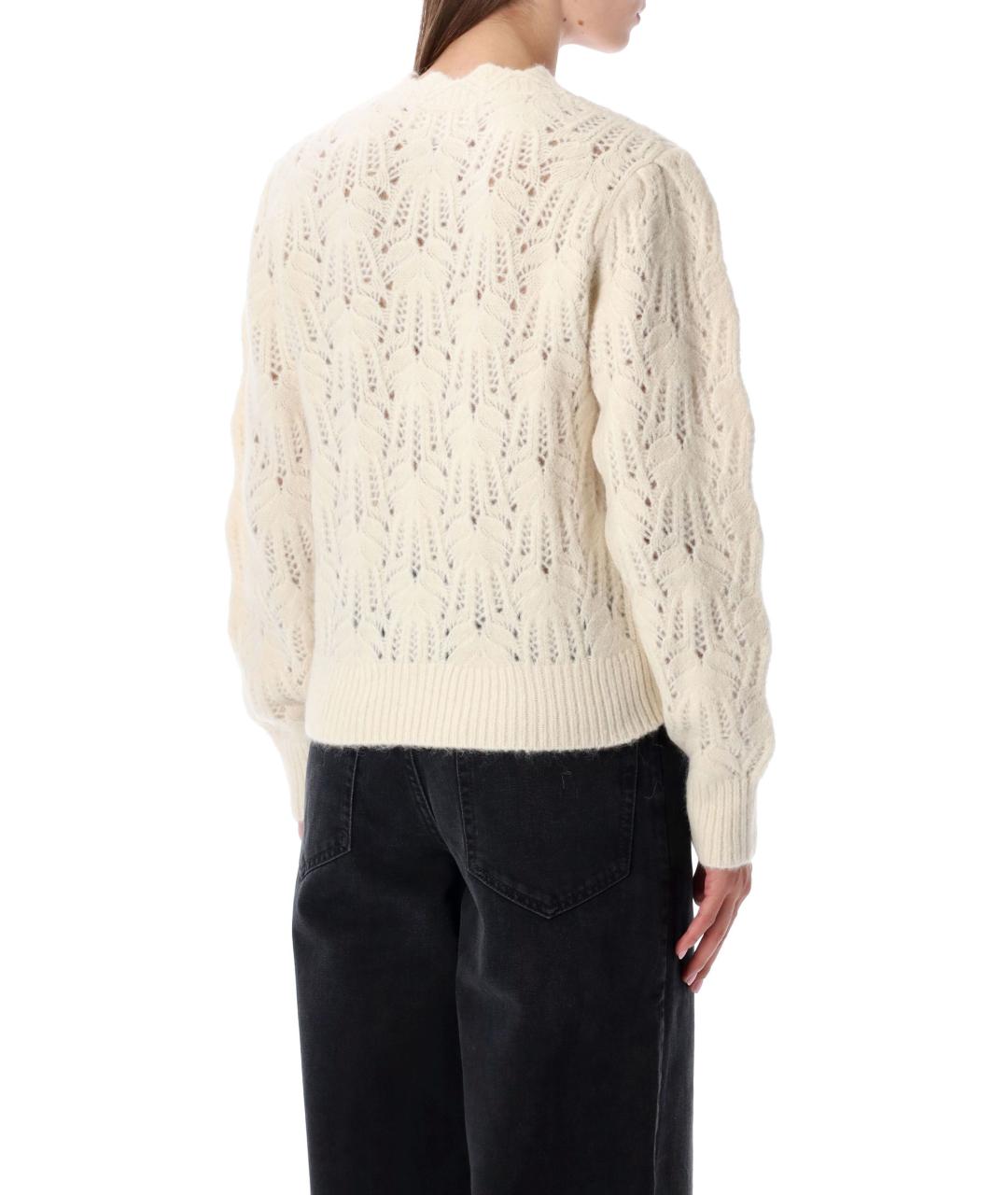 ISABEL MARANT Белый шерстяной кардиган, фото 3