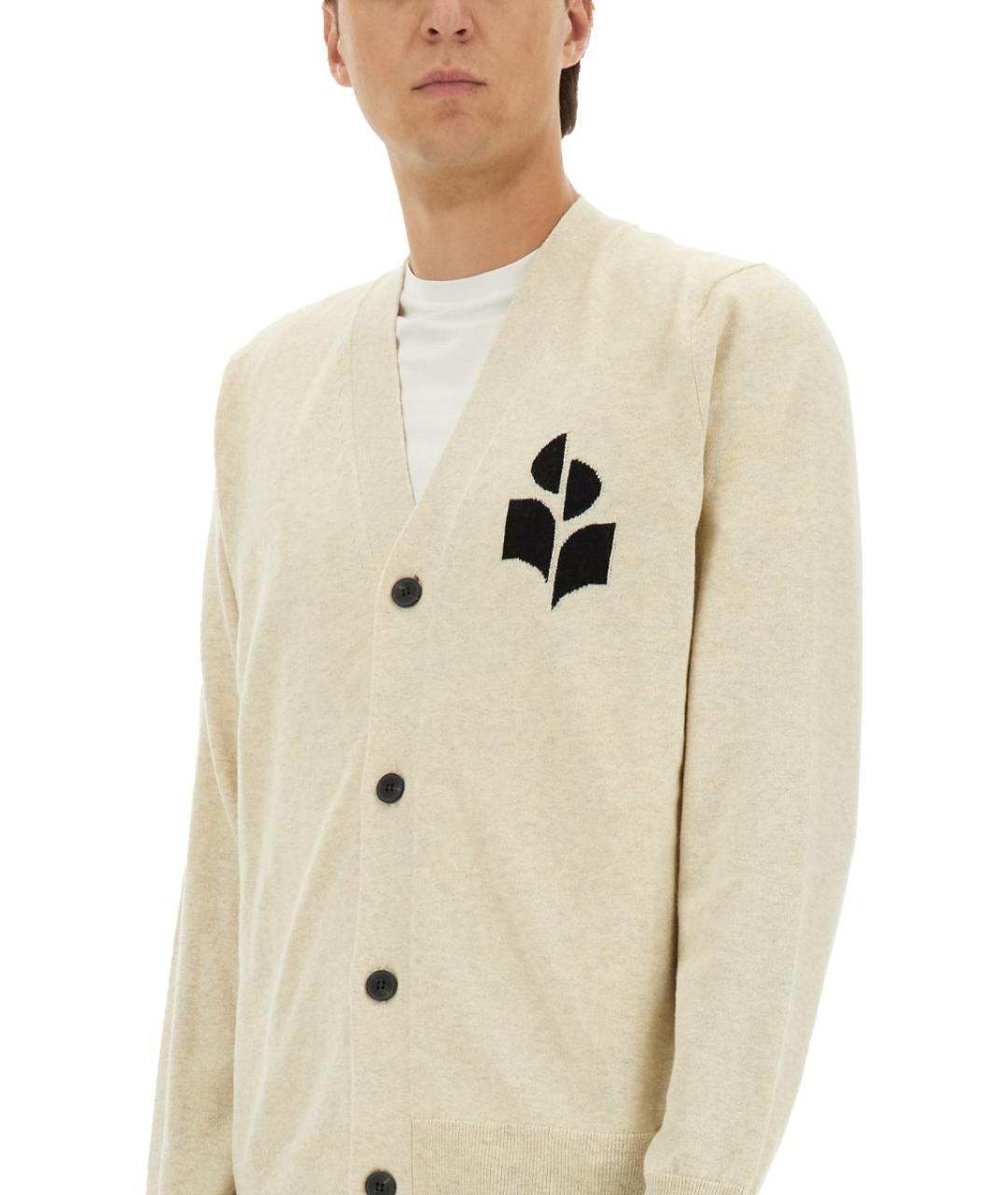 ISABEL MARANT Белый хлопковый кардиган, фото 5