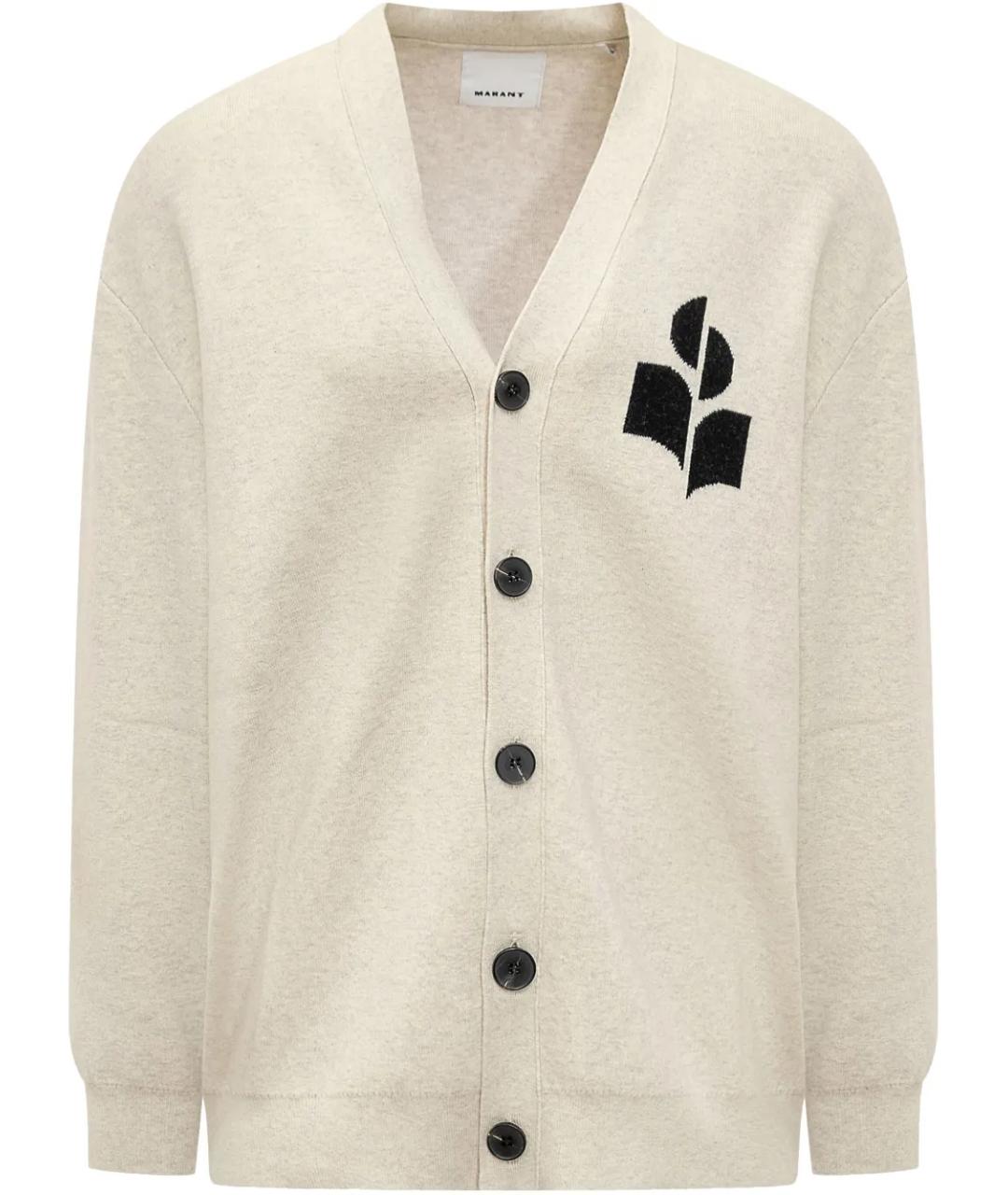 ISABEL MARANT Белый хлопковый кардиган, фото 1