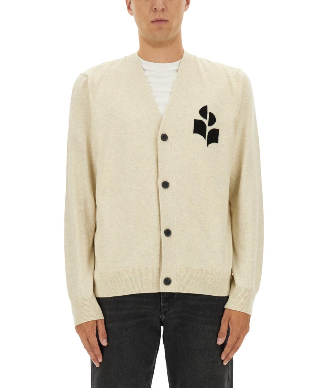 ISABEL MARANT Белый хлопковый кардиган, фото 2