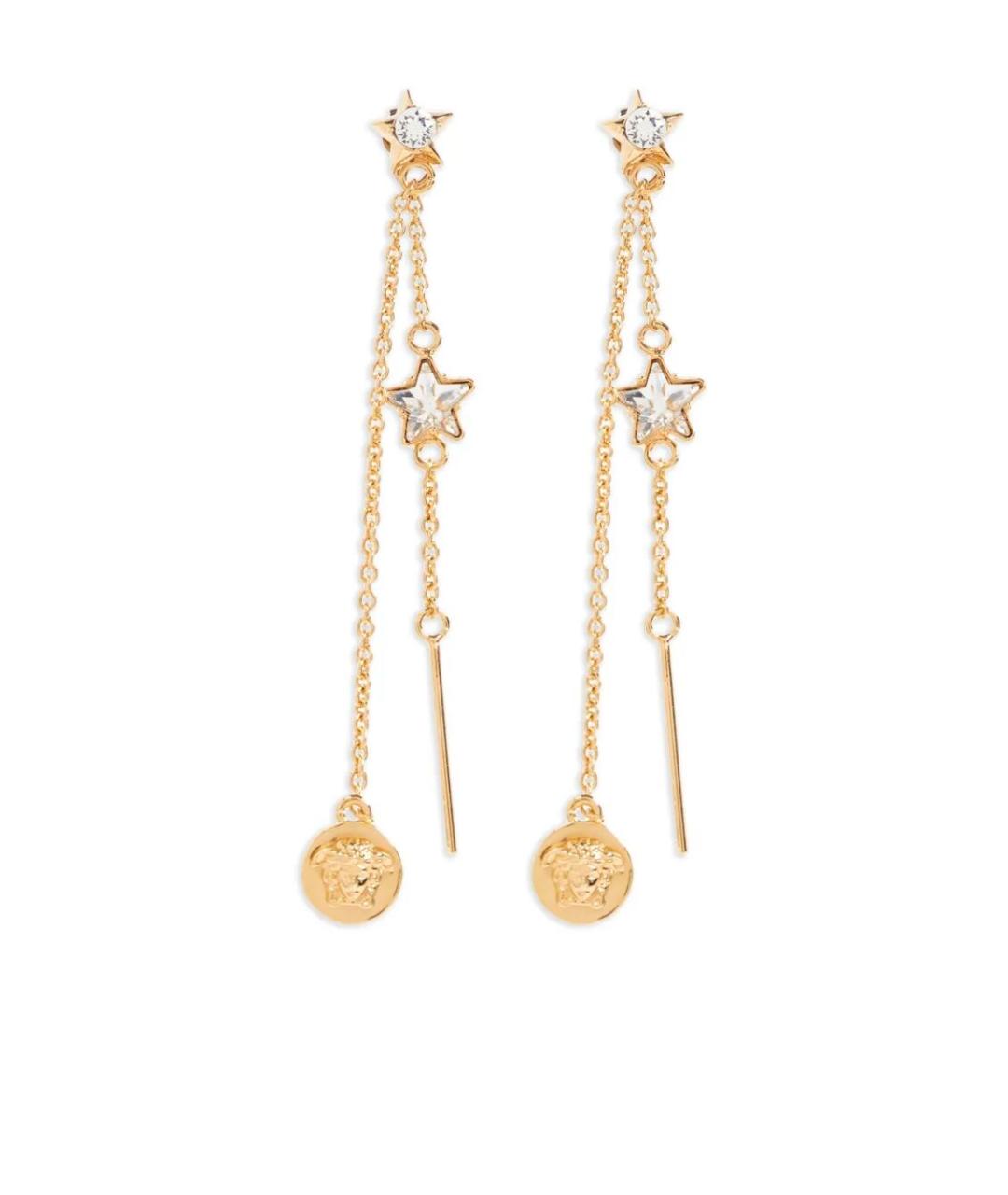 VERSACE Золотые металлические серьги, фото 1