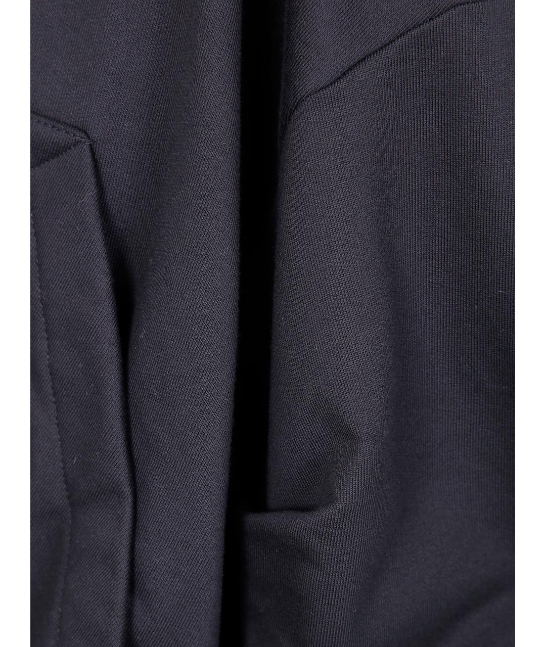 DRIES VAN NOTEN Черная хлопковая куртка, фото 3