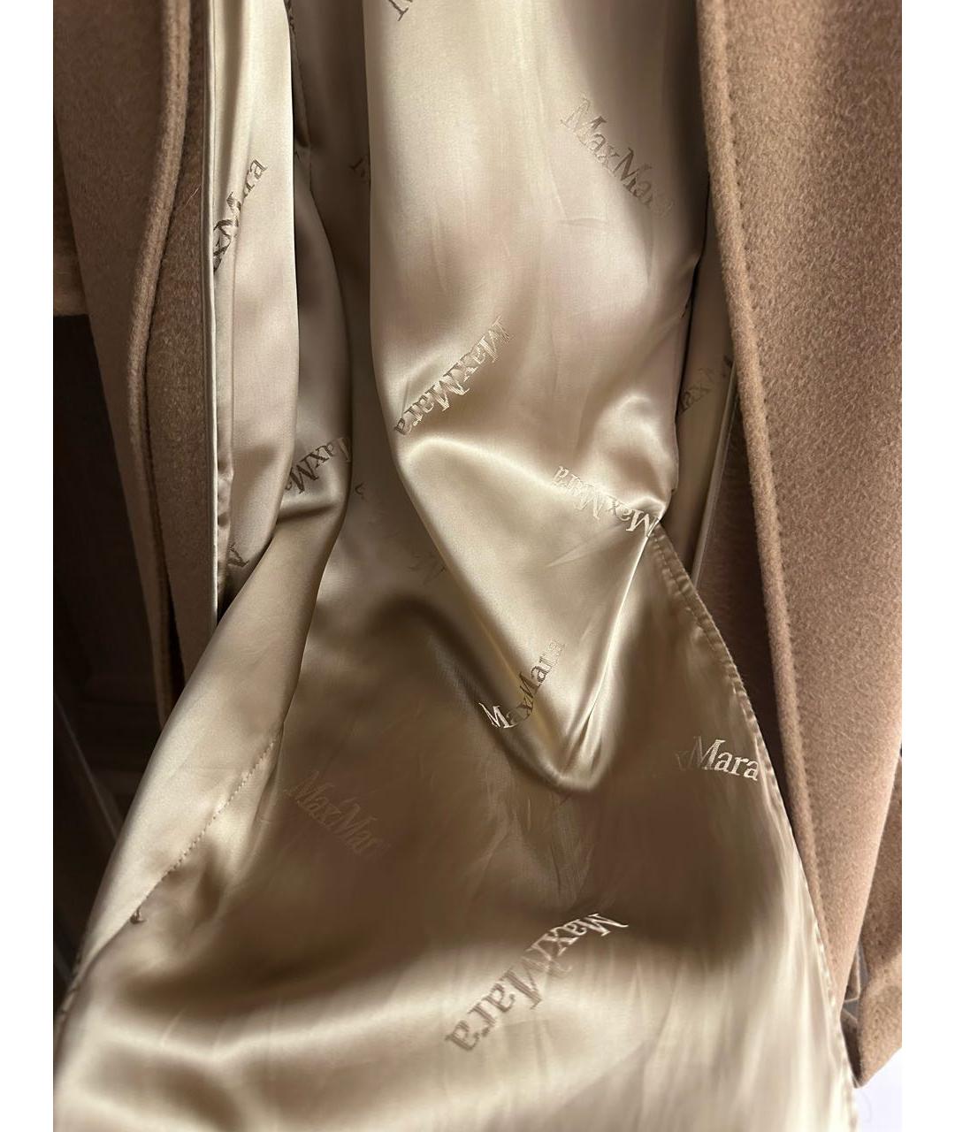 MAX MARA Коричневое шерстяное пальто, фото 7