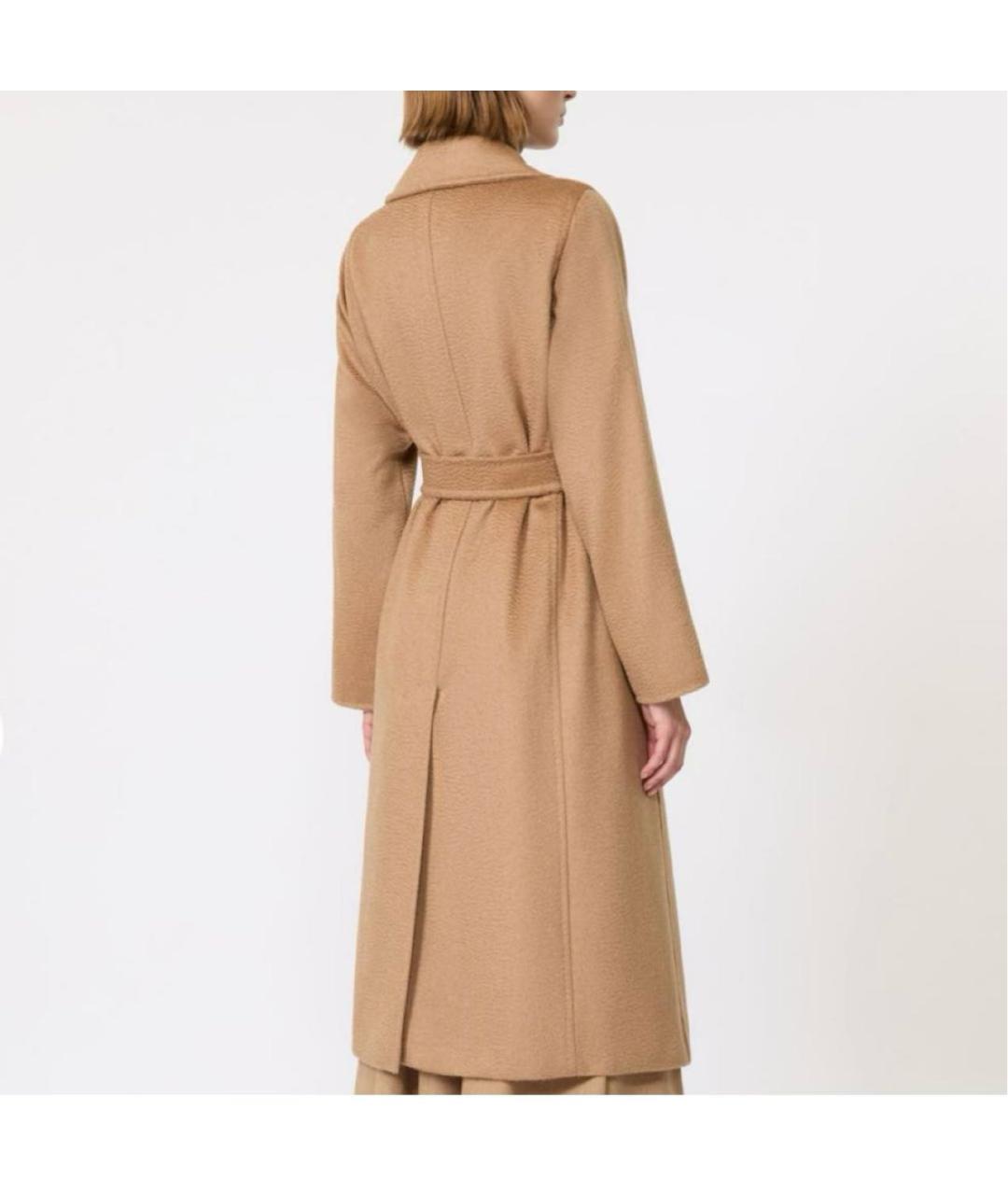 MAX MARA Коричневое шерстяное пальто, фото 3