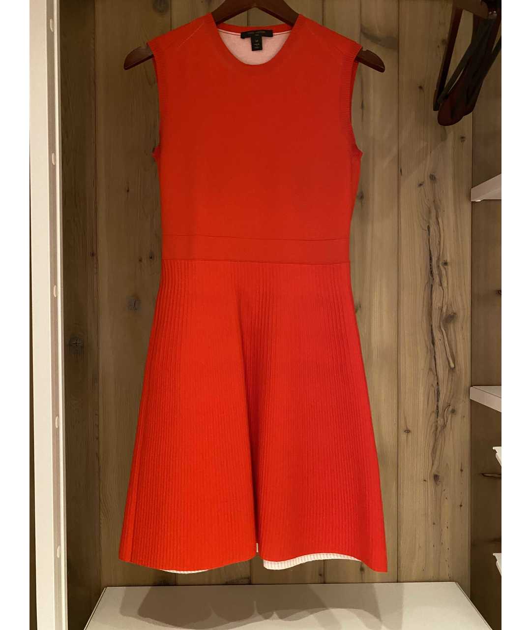 LOUIS VUITTON PRE-OWNED Красное полиамидовое повседневное платье, фото 5