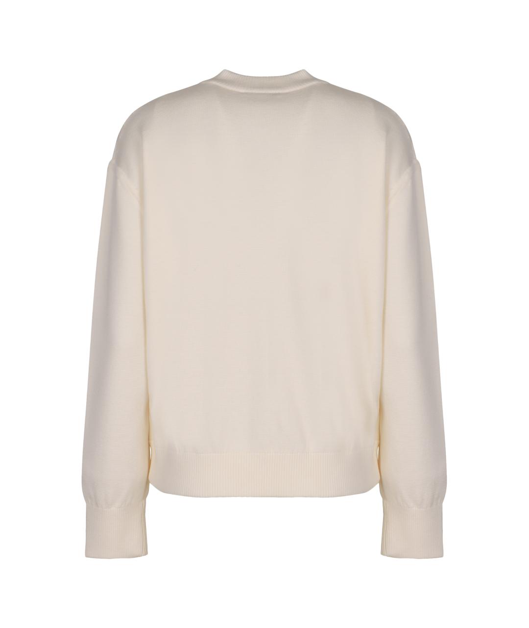 MAX MARA Белый шерстяной кардиган, фото 2