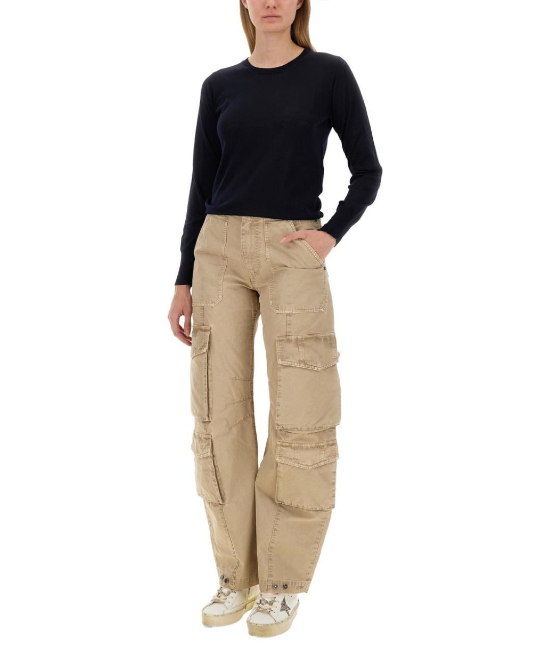 GOLDEN GOOSE DELUXE BRAND Синий шерстяной джемпер / свитер, фото 3