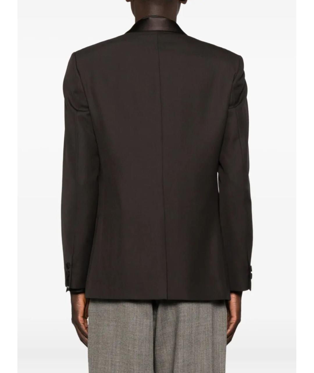 FENDI Коричневый шерстяной пиджак, фото 3