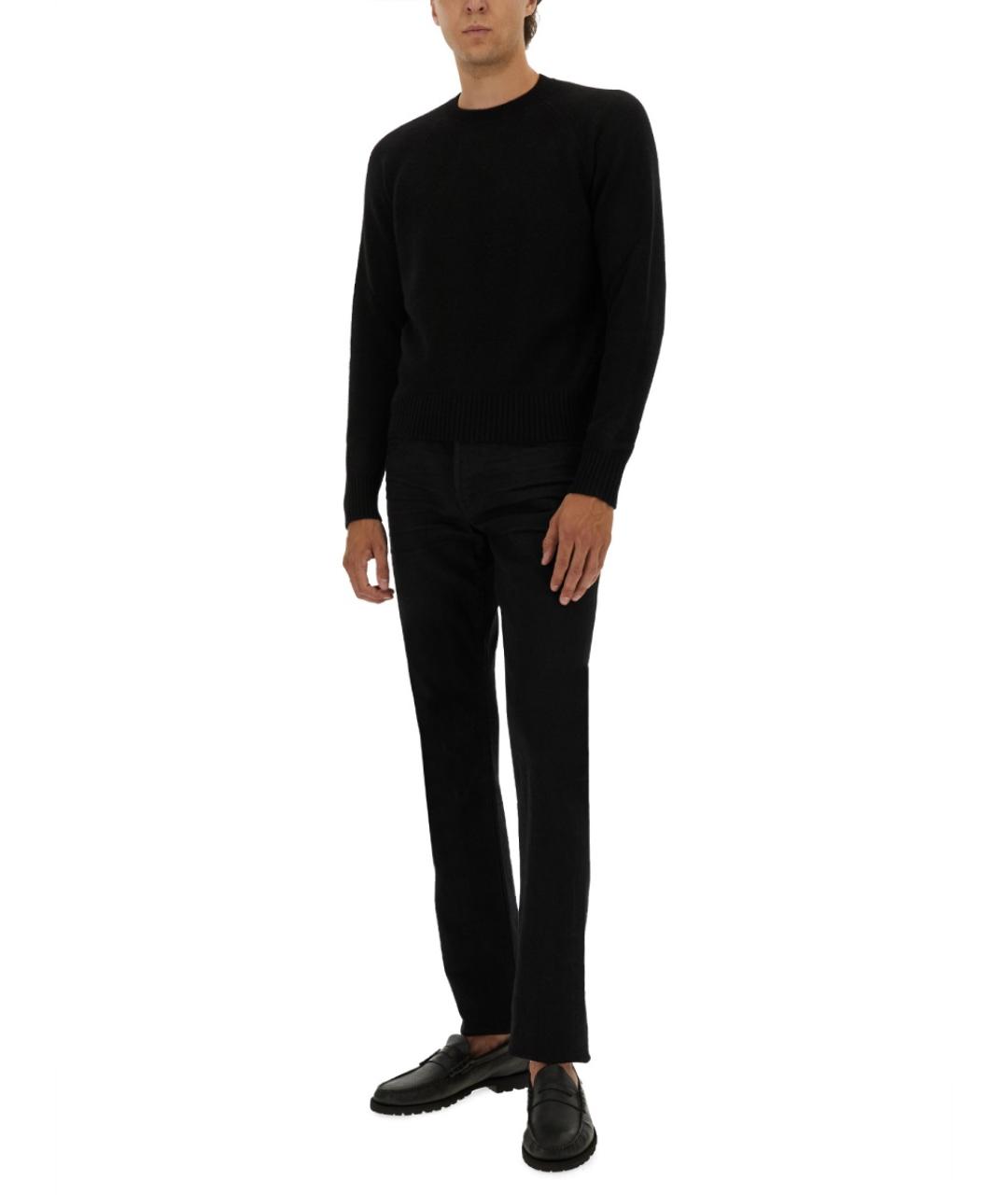 TOM FORD Черный кашемировый джемпер / свитер, фото 2