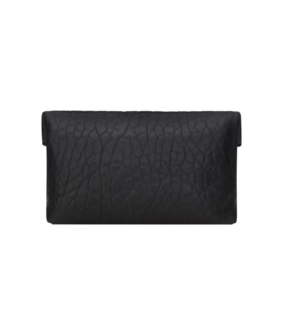 SAINT LAURENT Черный кожаный кошелек, фото 2