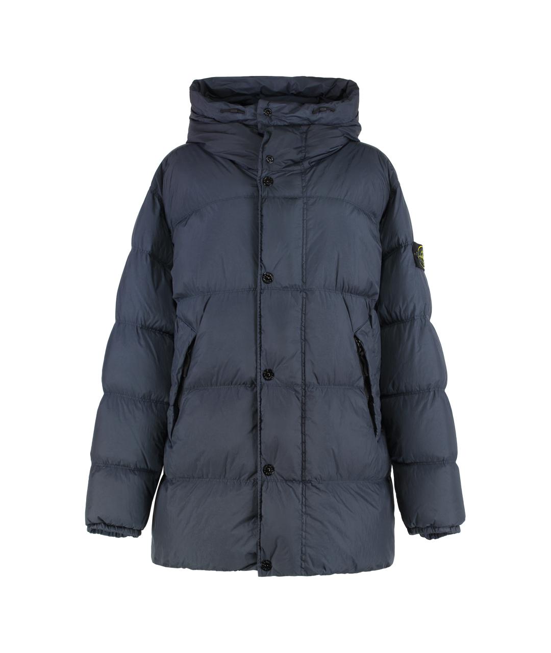 STONE ISLAND Синяя полиамидовая парка, фото 1