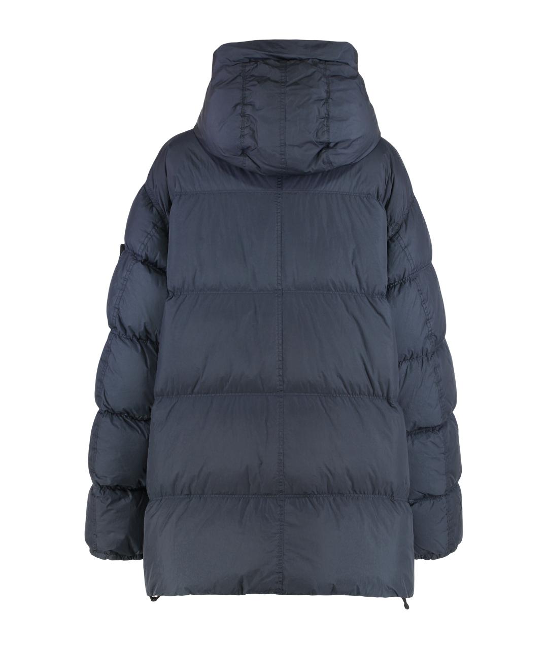 STONE ISLAND Синяя полиамидовая парка, фото 3