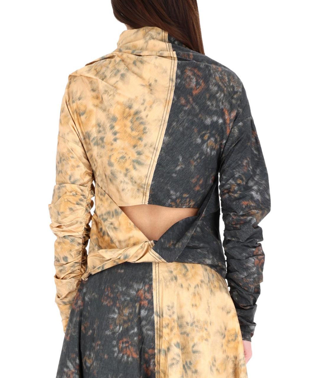 GANNI Мульти хлопковая блузы, фото 4