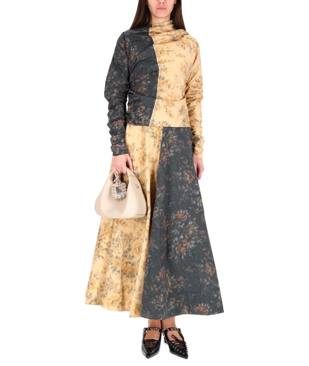 GANNI Мульти хлопковая блузы, фото 3