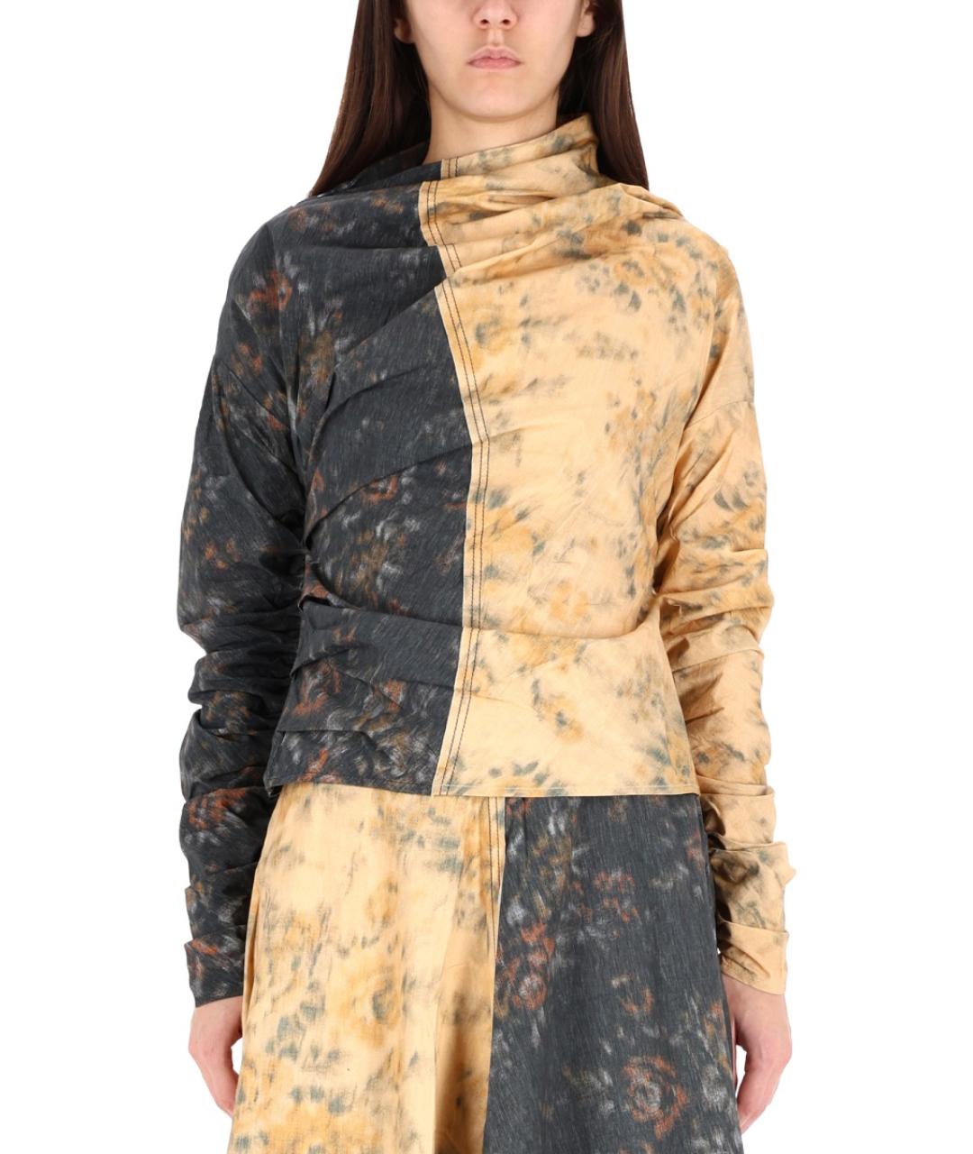 GANNI Мульти хлопковая блузы, фото 2