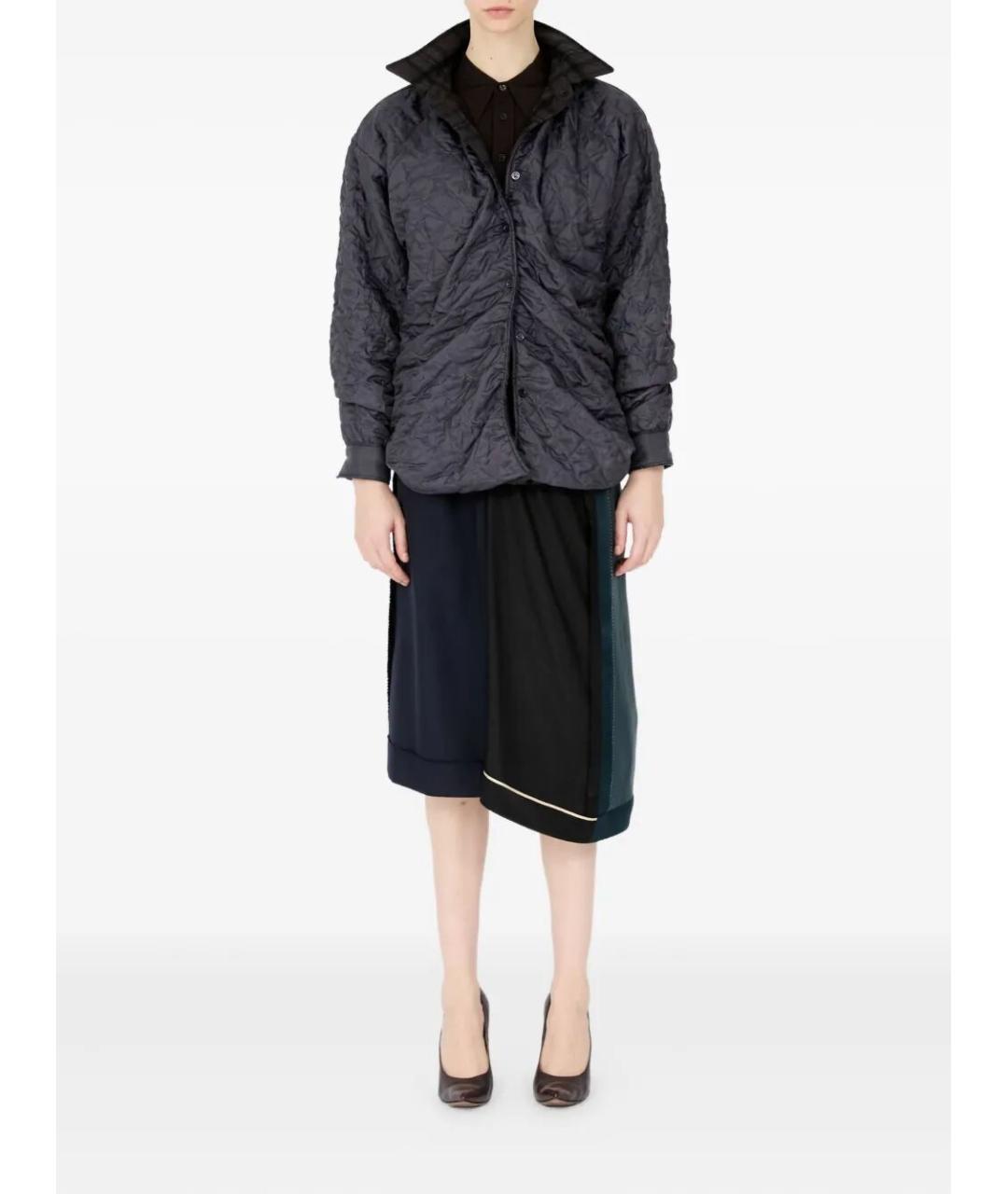 MAISON MARGIELA Антрацитовая шерстяная куртка, фото 2