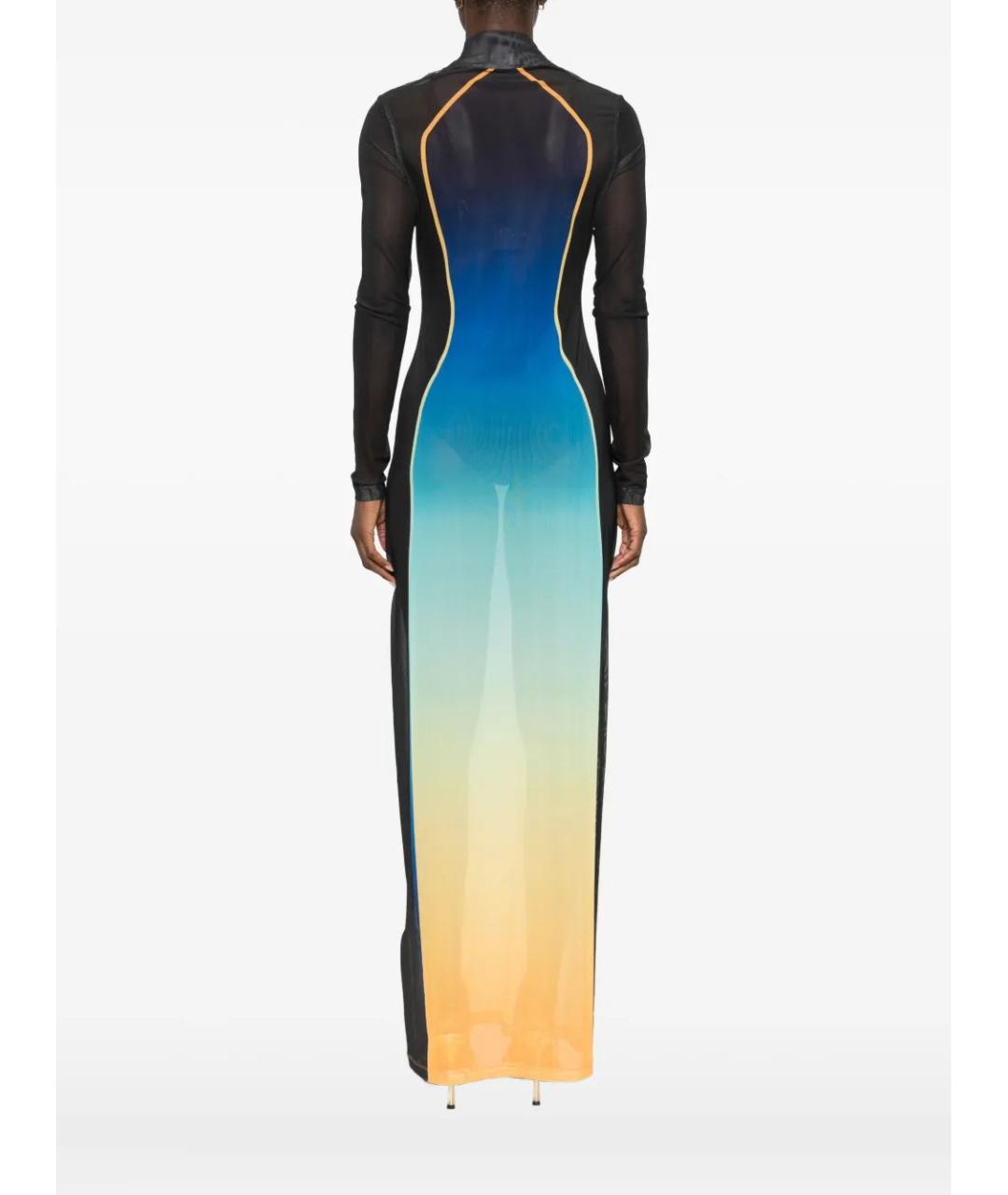 CASABLANCA Мульти полиэстеровое повседневное платье, фото 4