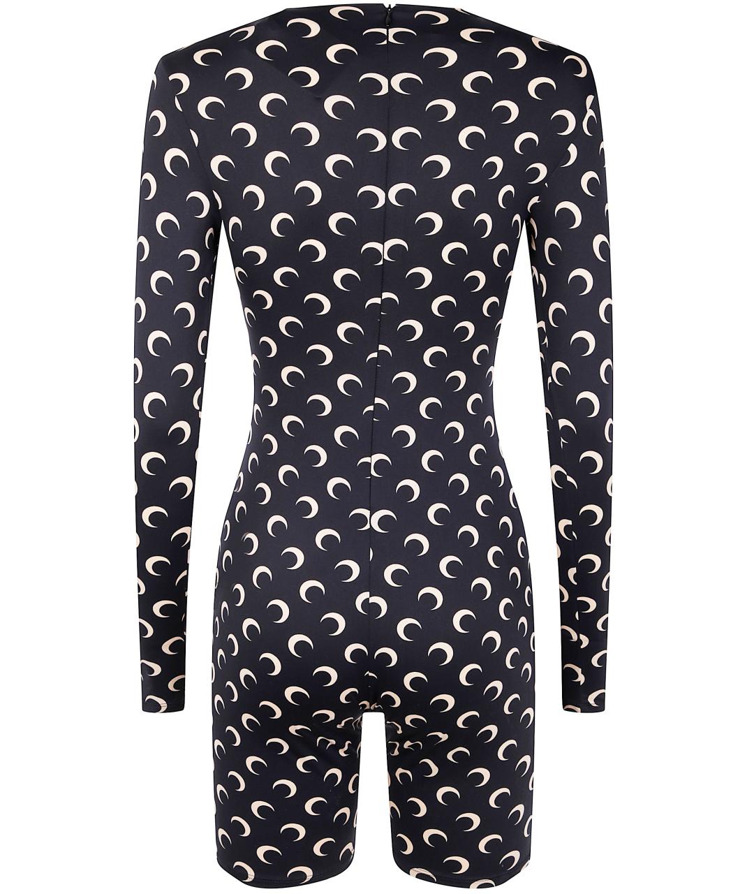 MARINE SERRE Черный полиамидовый комбинезон, фото 4