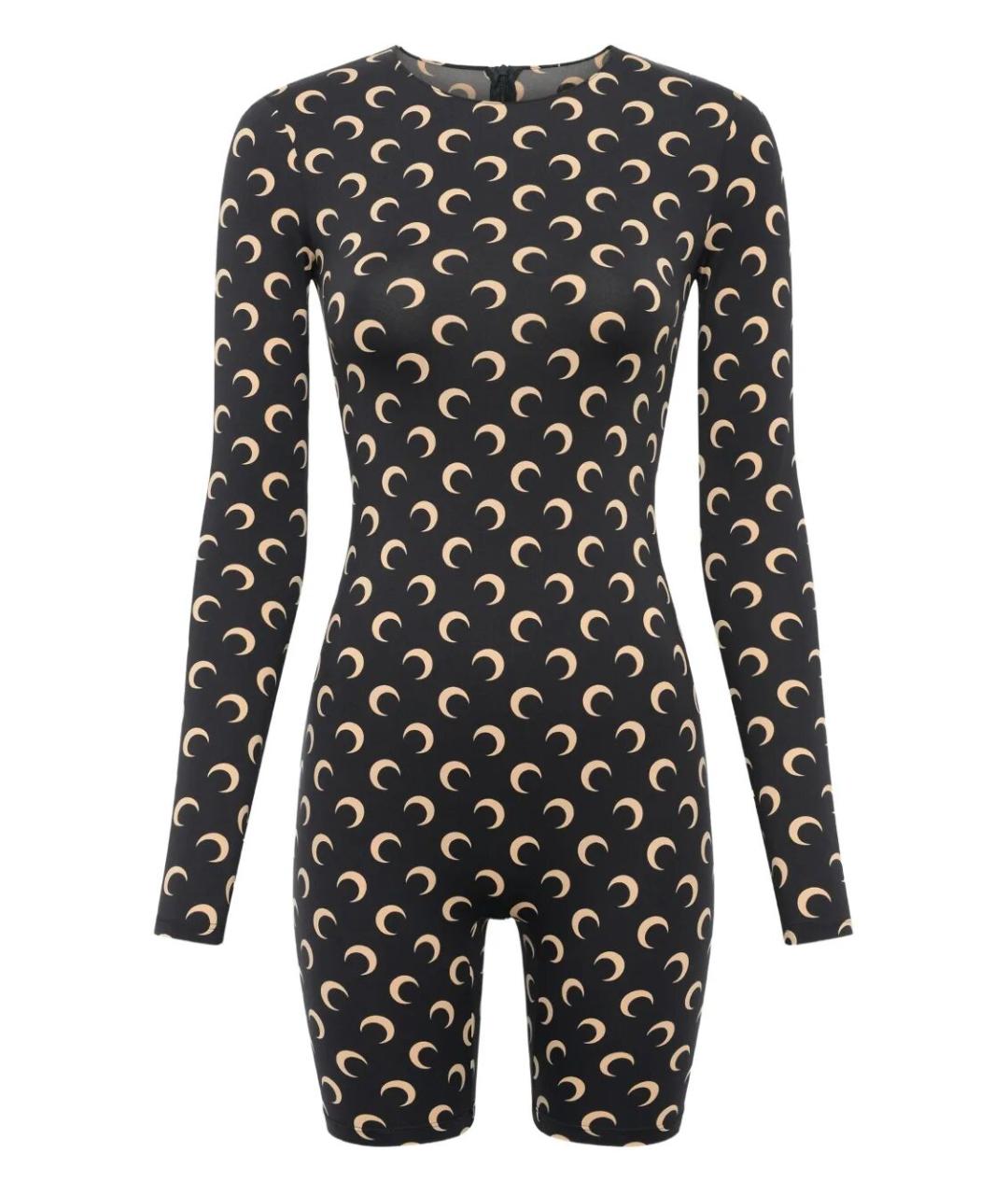 MARINE SERRE Черный полиамидовый комбинезон, фото 1