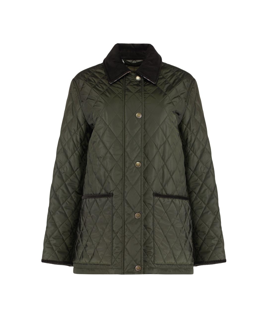 BURBERRY Зеленая куртка, фото 1