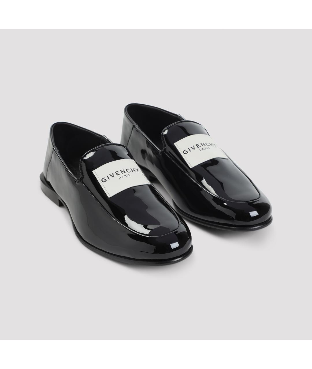 GIVENCHY Черные лоферы из лакированной кожи, фото 5