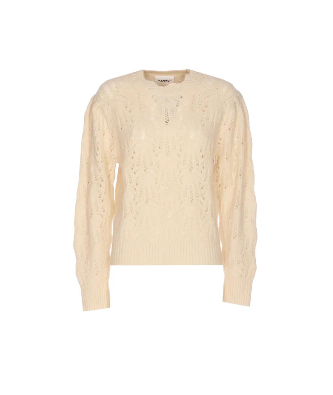 ISABEL MARANT Белый шерстяной джемпер / свитер, фото 1