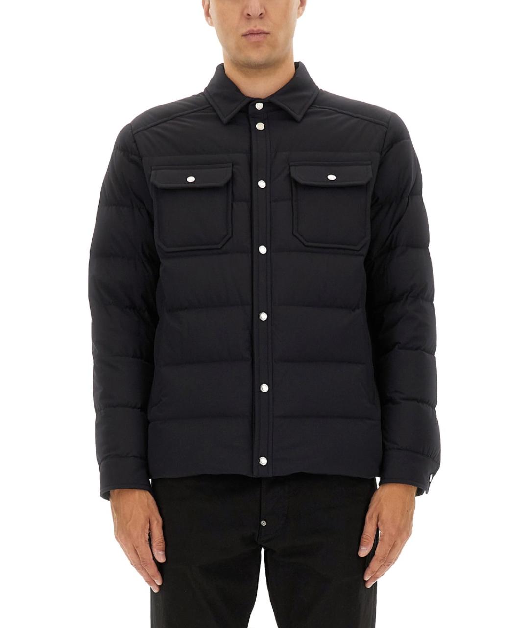 MOORER Синяя полиамидовая куртка, фото 2