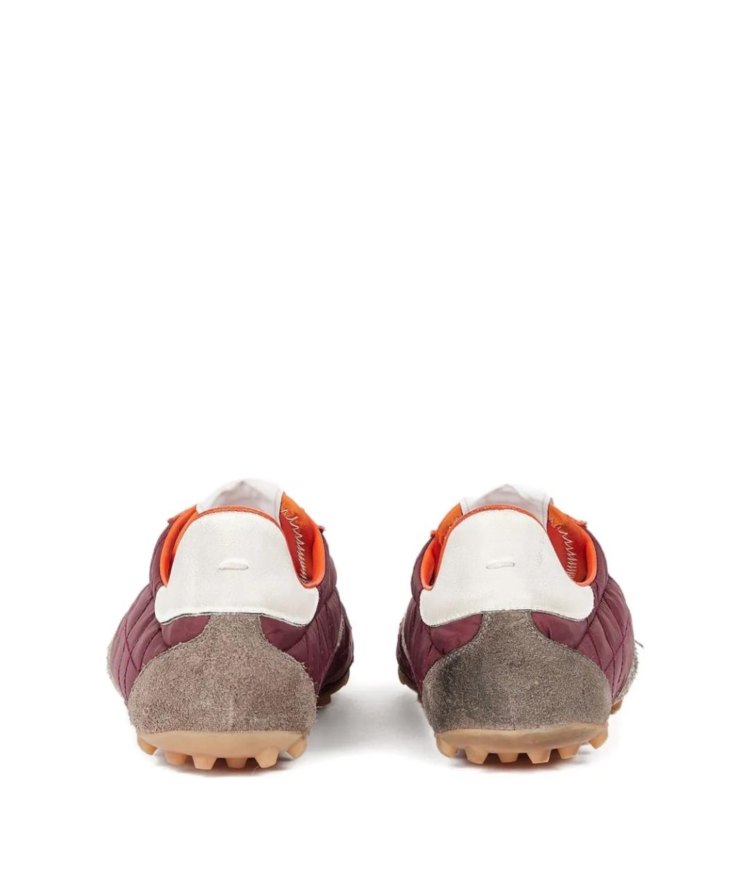 MAISON MARGIELA Бордовые синтетические кроссовки, фото 3