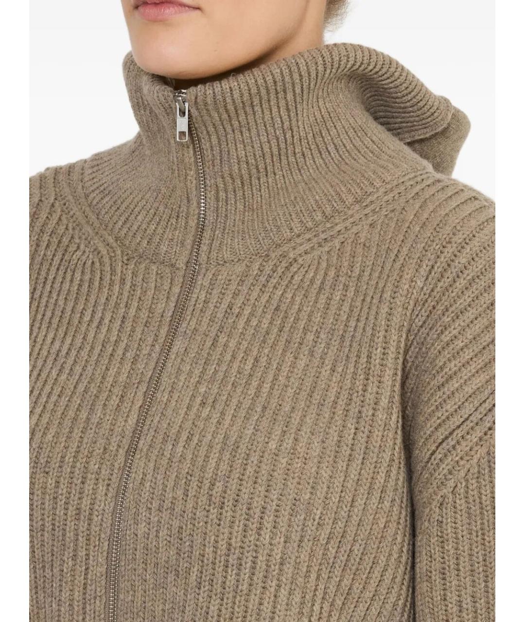 MM6 MAISON MARGIELA Бежевый шерстяной кардиган, фото 3