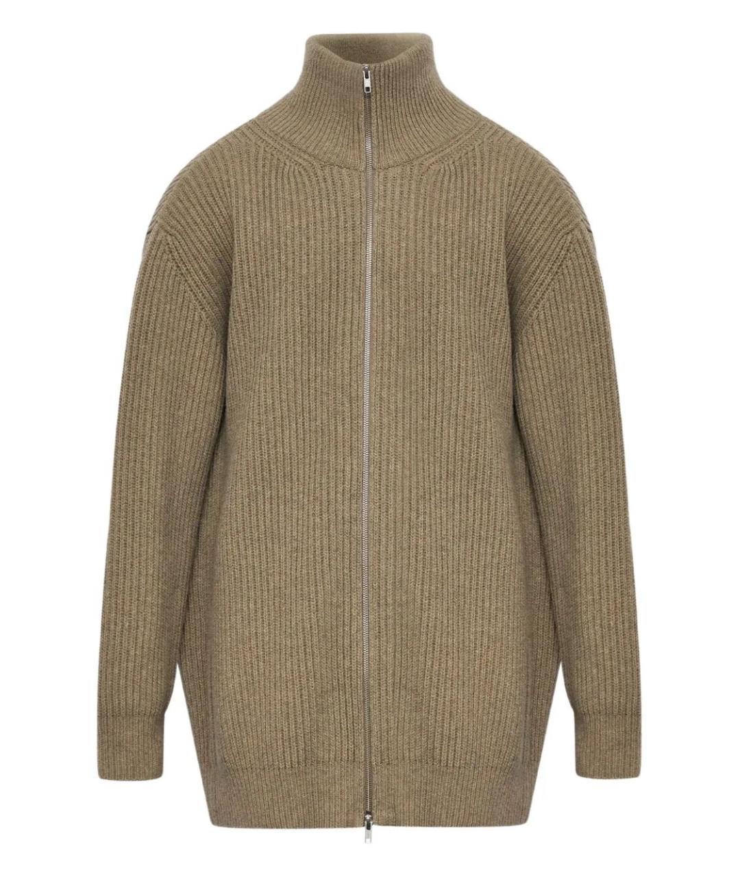 MM6 MAISON MARGIELA Бежевый шерстяной кардиган, фото 1