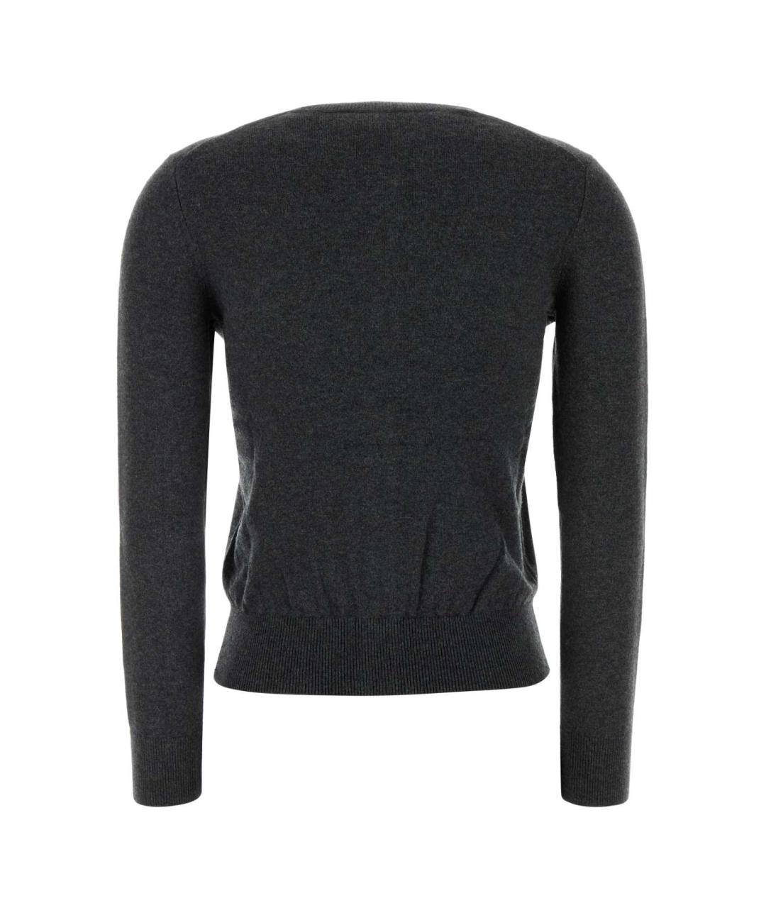 ISABEL MARANT Серый хлопковый кардиган, фото 2