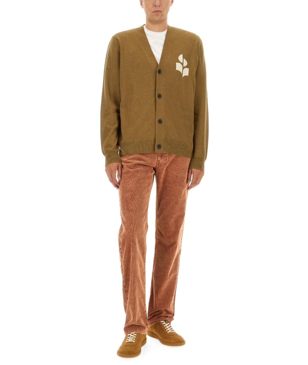 ISABEL MARANT Коричневый хлопковый кардиган, фото 2