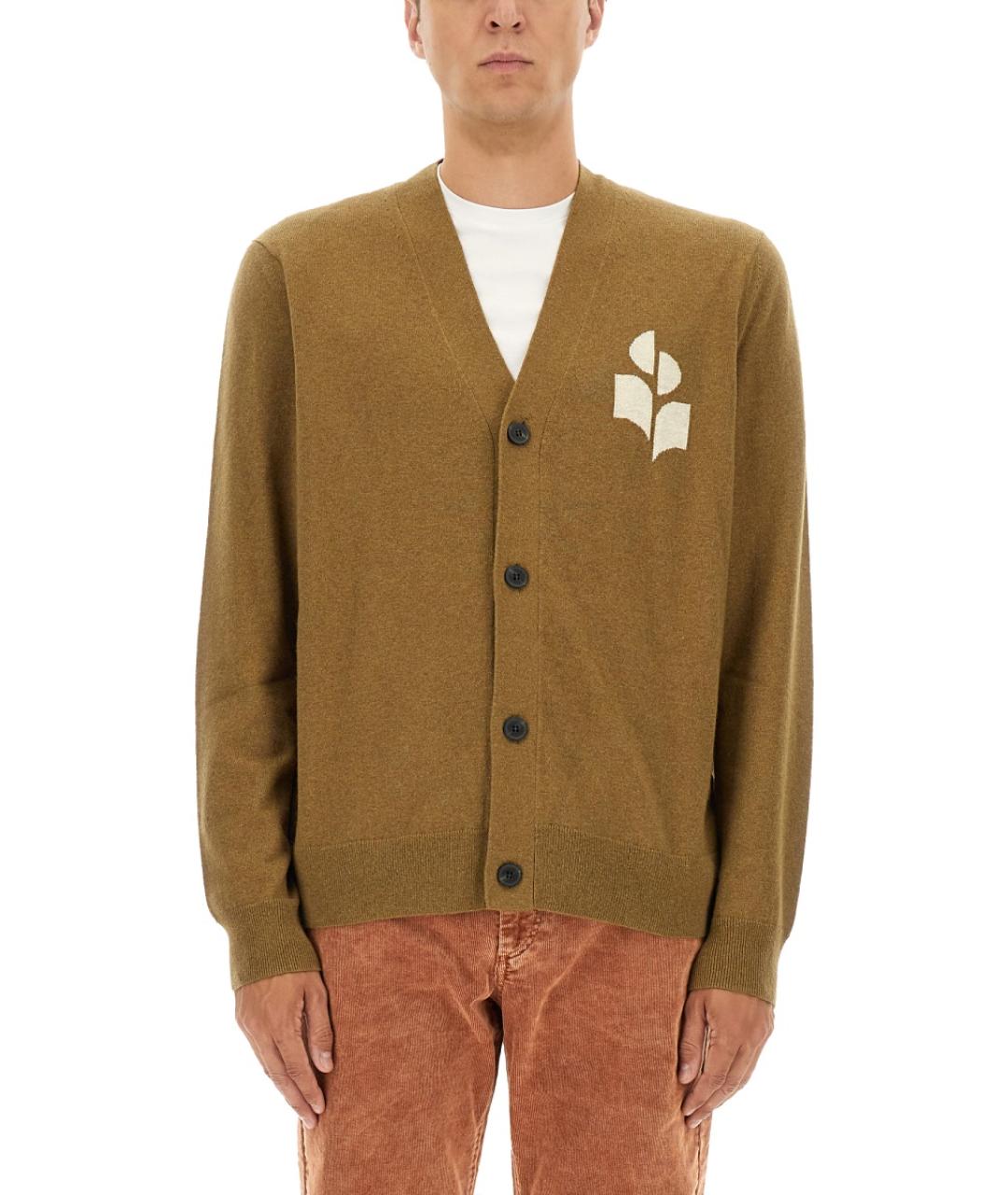 ISABEL MARANT Коричневый хлопковый кардиган, фото 5