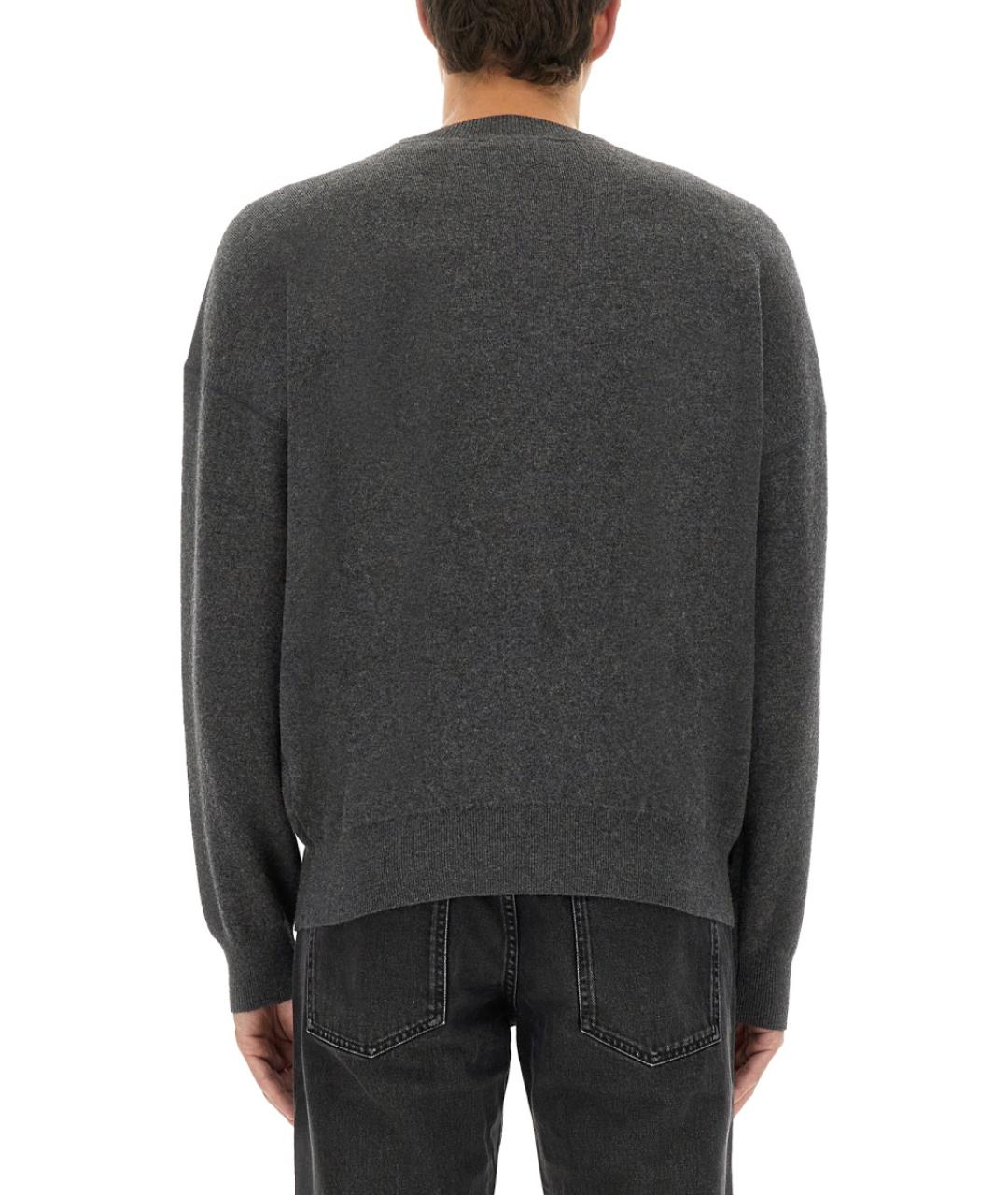 ISABEL MARANT Серый хлопковый джемпер / свитер, фото 4