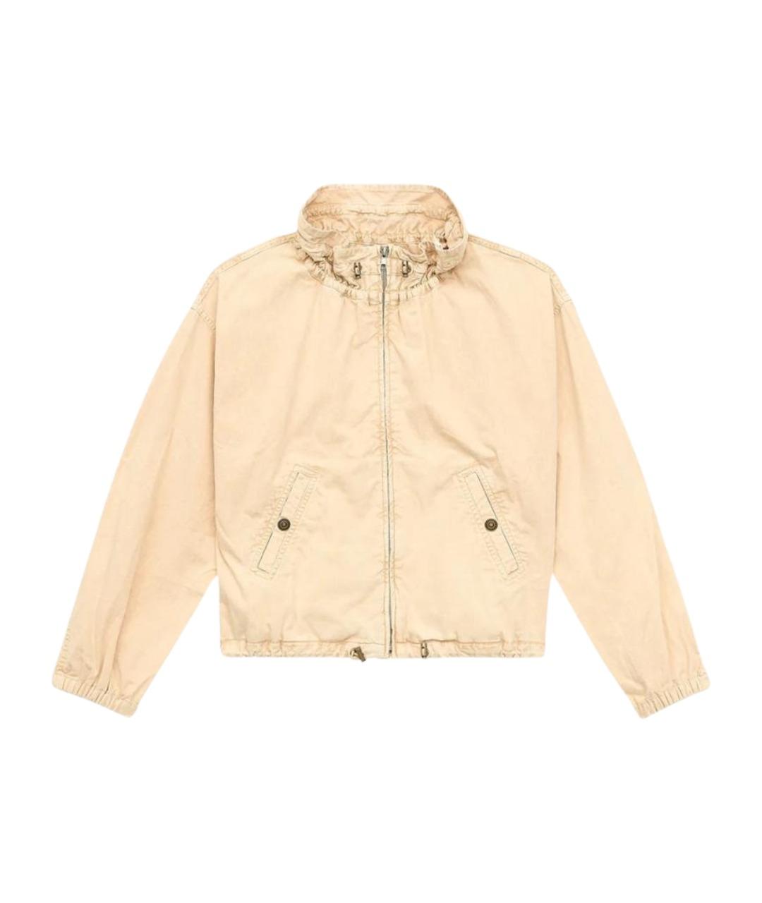 ISABEL MARANT Бежевая хлопковая куртка, фото 1
