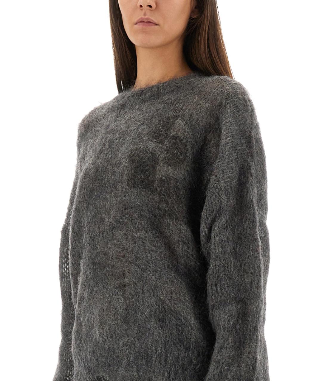 ISABEL MARANT Антрацитовый шерстяной джемпер / свитер, фото 4