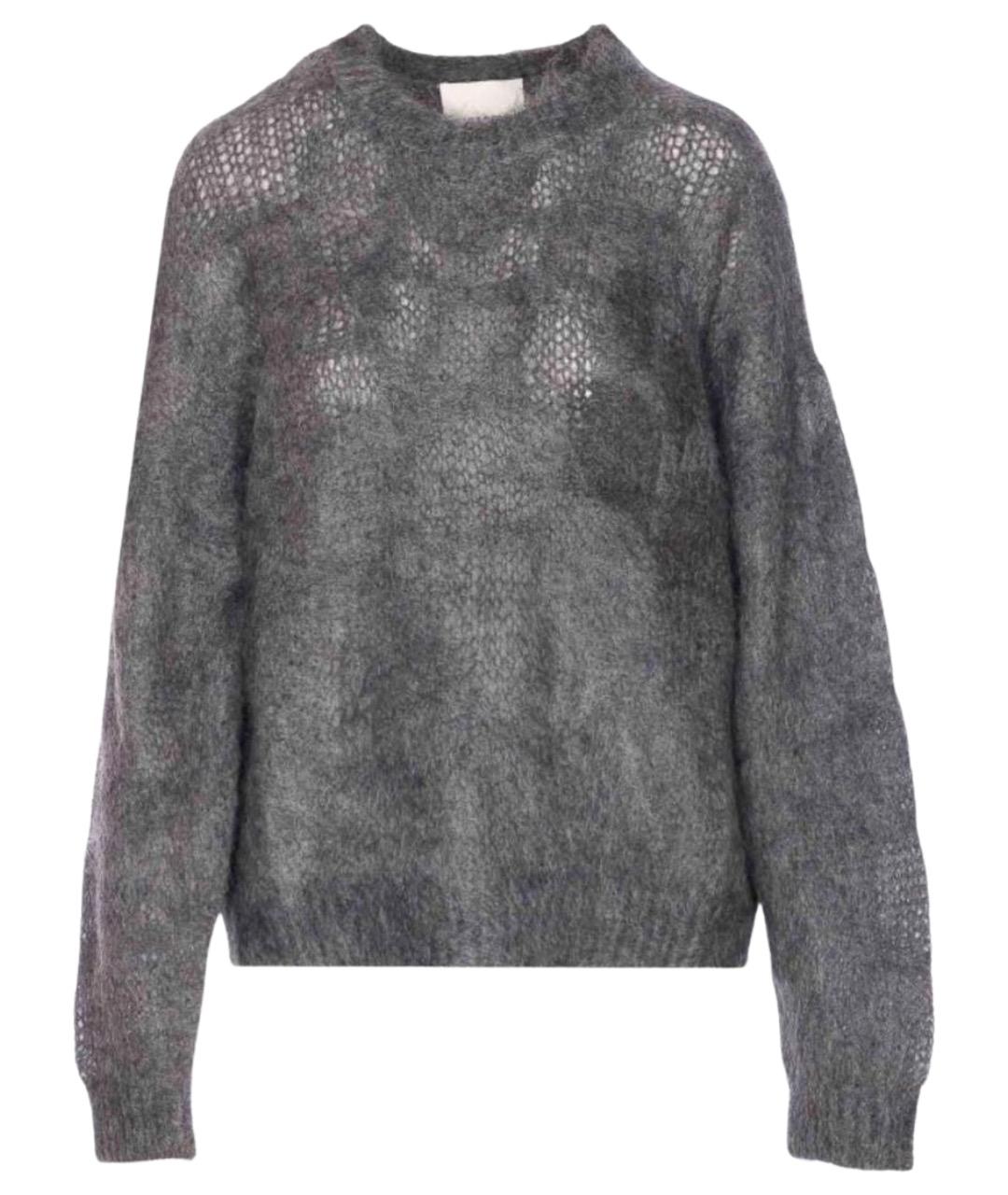 ISABEL MARANT Антрацитовый шерстяной джемпер / свитер, фото 1