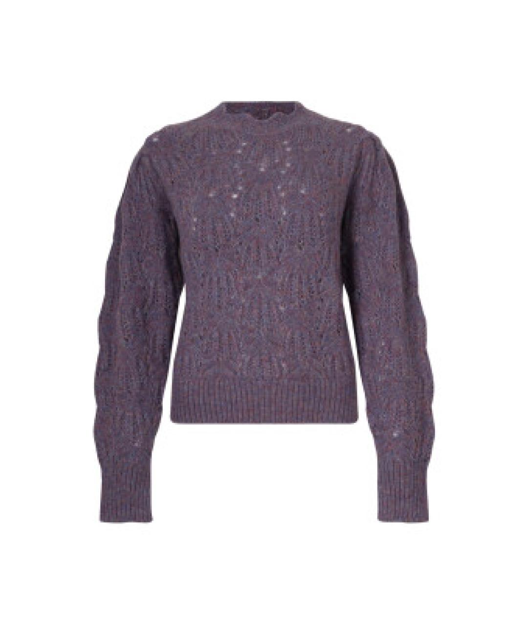 ISABEL MARANT Фиолетовый шерстяной джемпер / свитер, фото 1