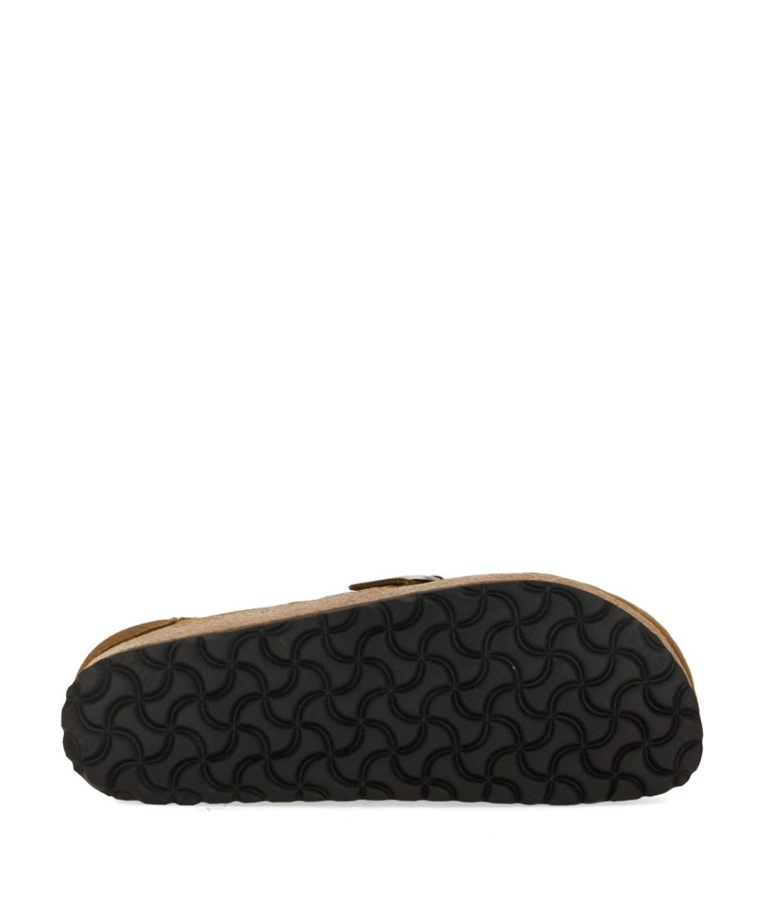 BIRKENSTOCK Коричневые кожаные мюли, фото 5