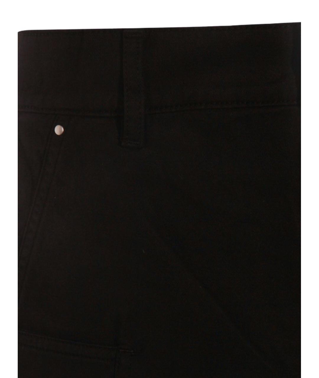 RICK OWENS DRKSHDW Черные хлопковые повседневные брюки, фото 4