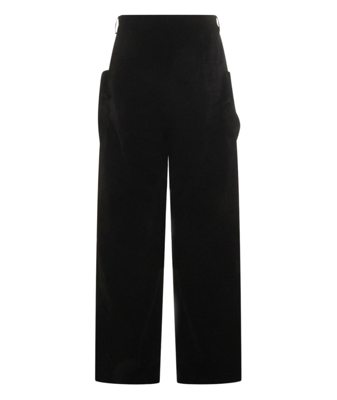 RICK OWENS DRKSHDW Черные хлопковые повседневные брюки, фото 2
