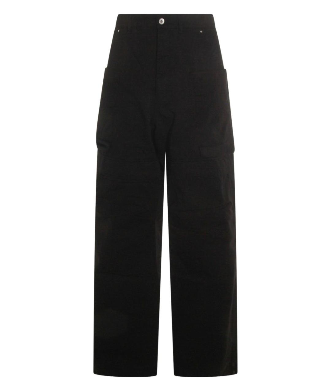 RICK OWENS DRKSHDW Черные хлопковые повседневные брюки, фото 1