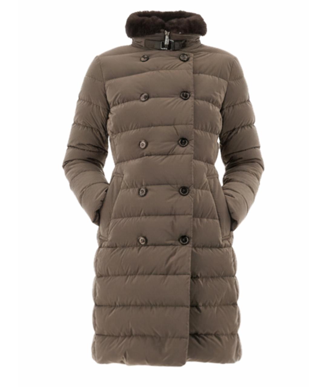 MOORER Коричневая полиамидовая куртка, фото 1