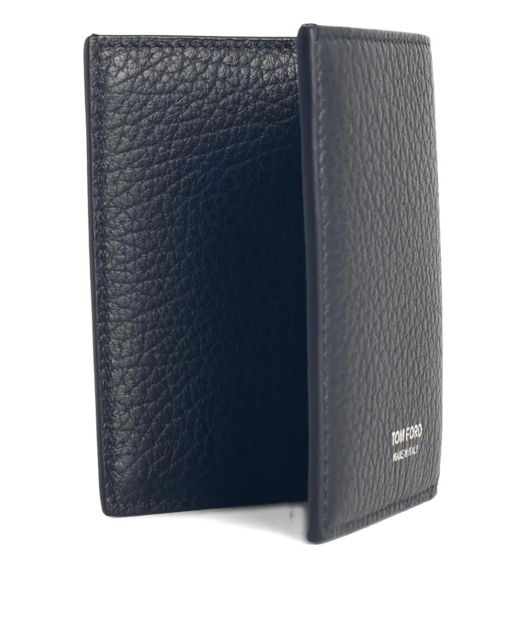 TOM FORD Черный кожаный кошелек, фото 2