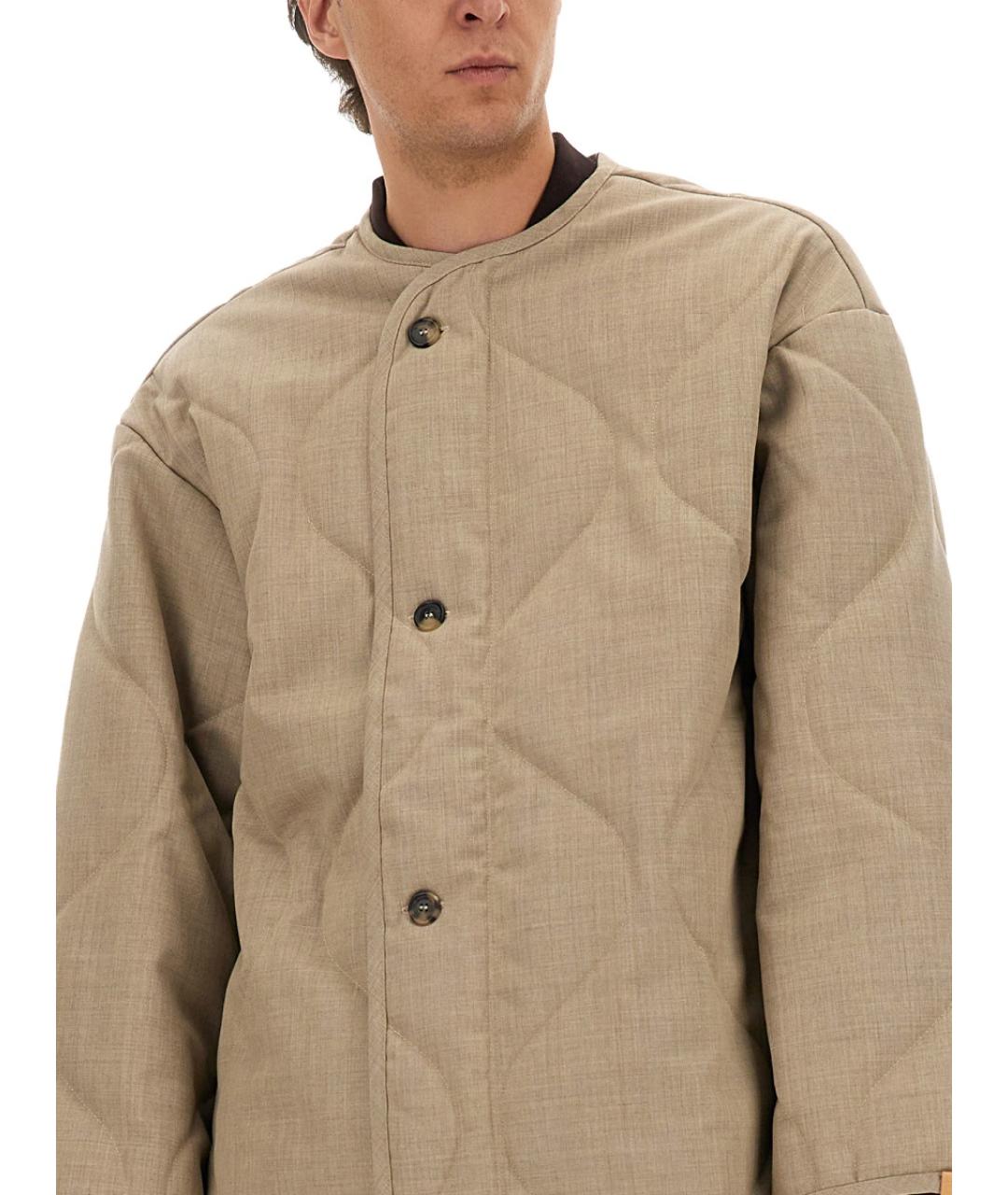 J.W.ANDERSON Бежевая шерстяная куртка, фото 5